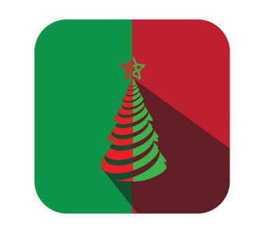 Funky modern Noel ağaçları vektör