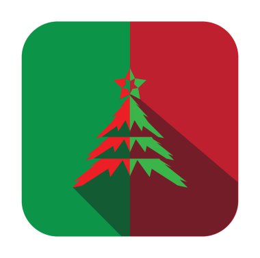 Funky modern Noel ağaçları vektör