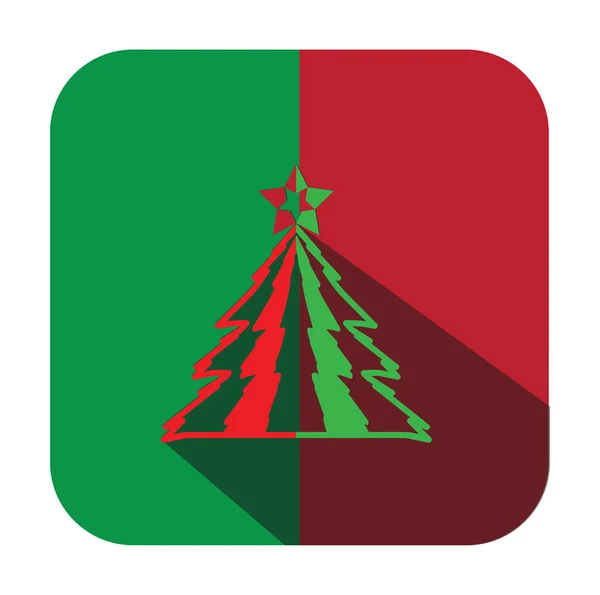 Funky moderne kerstbomen vector — Stockvector