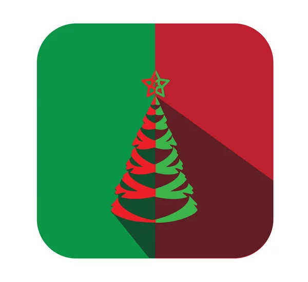 Funky modern Christmas trees vector — Stock Vector
