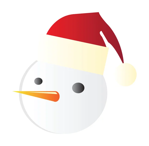 Vector sneeuwpop vectorillustratie — Stockvector