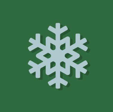 Kar tanesi simgesi clipart