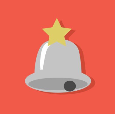 Noel bell vektör çizim