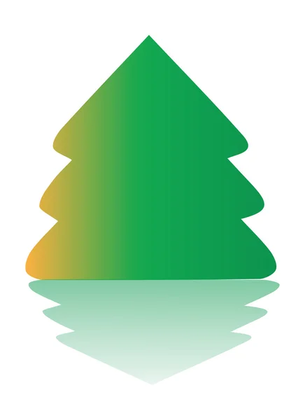 Merry christmas tree vector — Stockvector