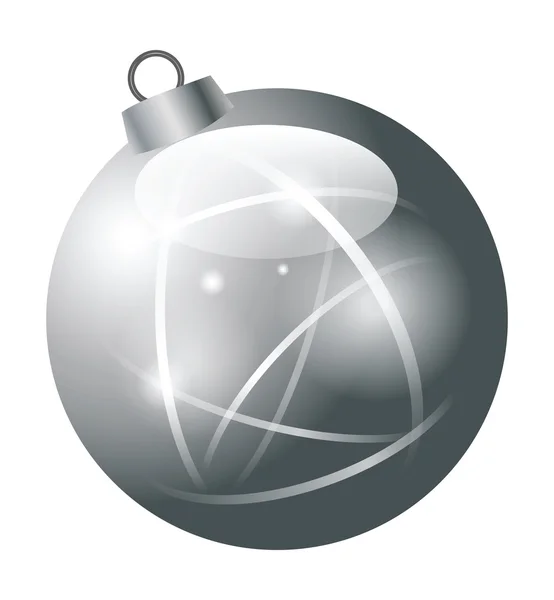 光沢のあるクリスマス電球イラスト — ストックベクタ