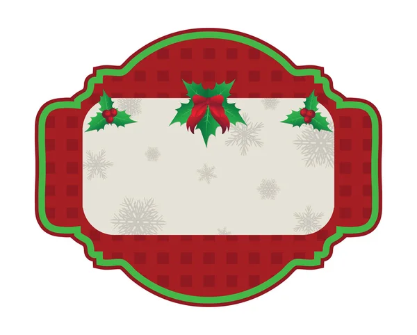 Kerst cadeau etiketten vector — Stockvector