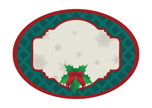 Christmas gift labels vector — Stock Vector