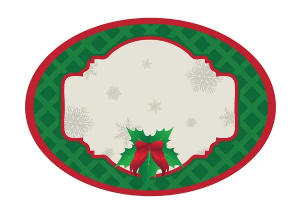 Kerst cadeau etiketten vector — Stockvector