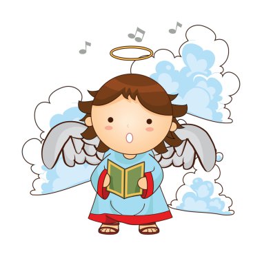 Noel angels vektör