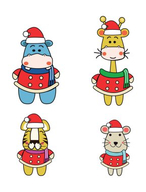 Sevimli hayvanlar Noel Kutlamaları