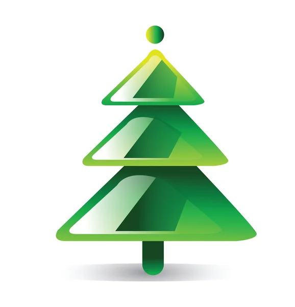 Ilustração de árvores de Natal — Vetor de Stock