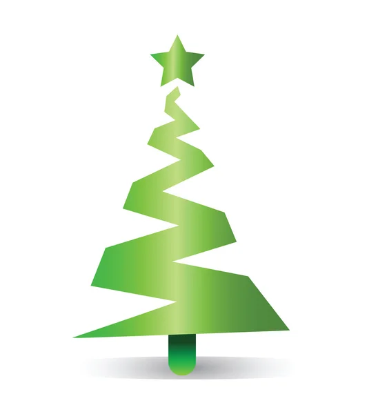 Christmas trees  illustration — Stock Vector