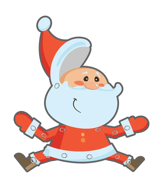 Santa claus smiling — Stock Vector