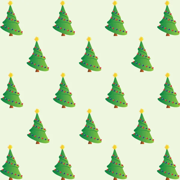 Árboles de Navidad ilustración — Vector de stock