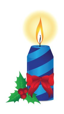 Noel mumlar illüstrasyon