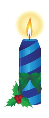 Noel mumlar illüstrasyon