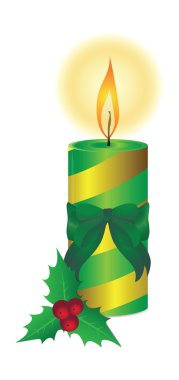 Noel mumlar illüstrasyon