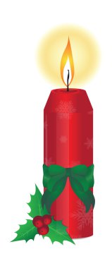 Noel mumlar illüstrasyon