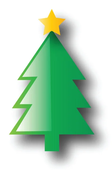 Boże Narodzenie ilustracja drzewa — Wektor stockowy