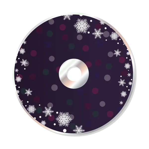 Christmas cd design — Stock Vector