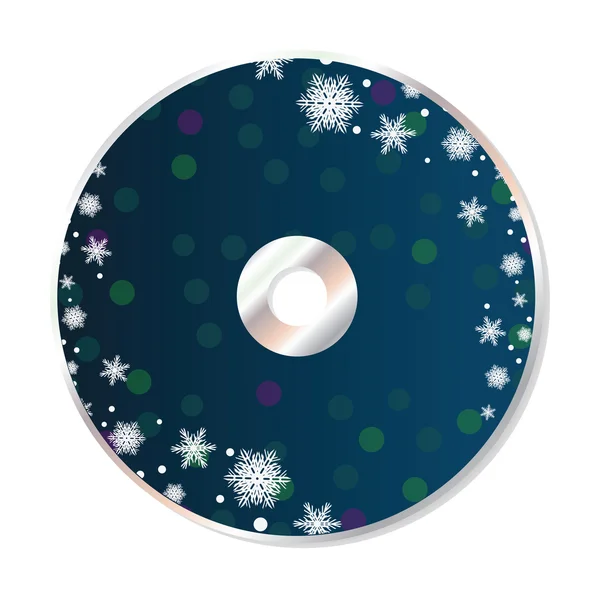 Рождественский дизайн CD — стоковый вектор
