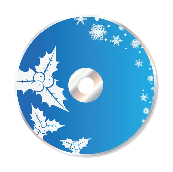 Kerst cd ontwerp — Stockvector