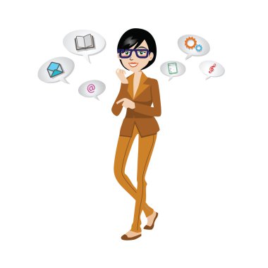 yukarıya ve gelme kentsel profesyonel kadın