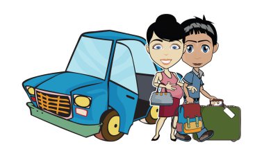 Bebek Hastanesi vektör çizimler için yolda