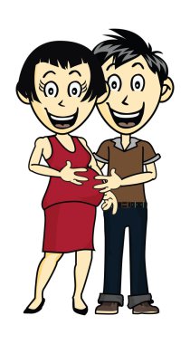 bir bebek üzerinde yol vektör çizimler