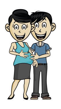 bir bebek üzerinde yol vektör çizimler