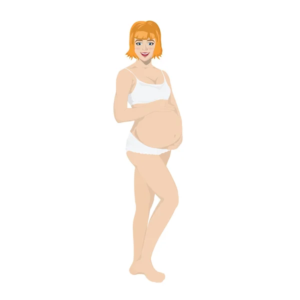 Stages of pregnancy vector — Stock Vector