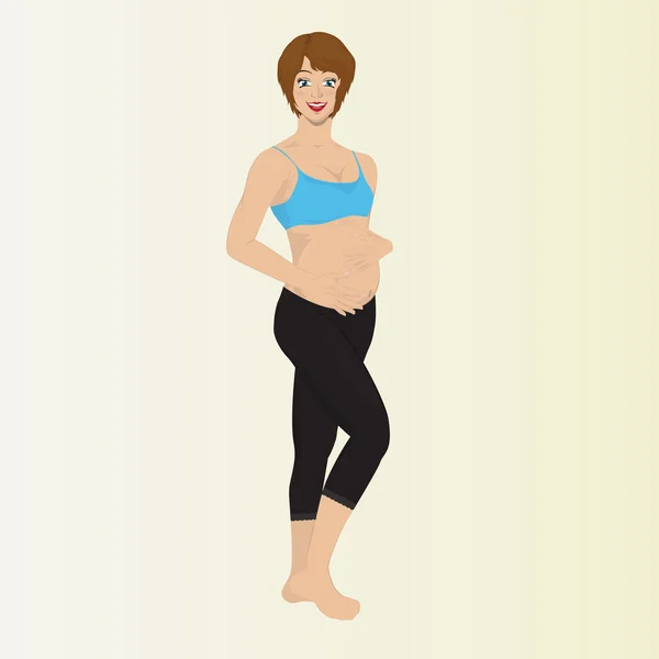 Etapas del vector embarazo — Archivo Imágenes Vectoriales