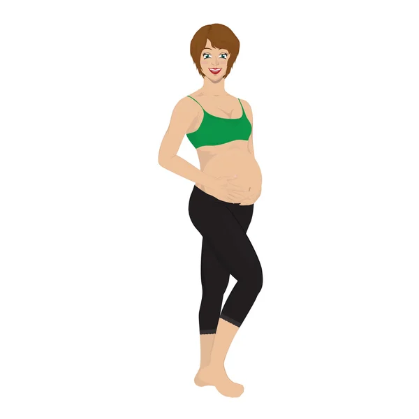 阶段的怀孕矢量 — 图库矢量图片
