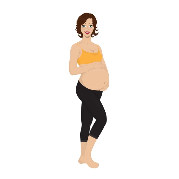 Stages of pregnancy vector — Stock Vector