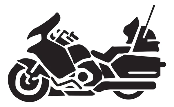 Motorkerékpár ikonok illusztráció — Stock Vector