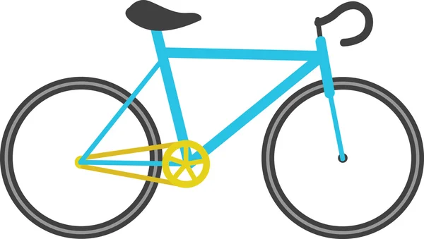Radfahren und Fahrrad-Ikonen — Stockvektor