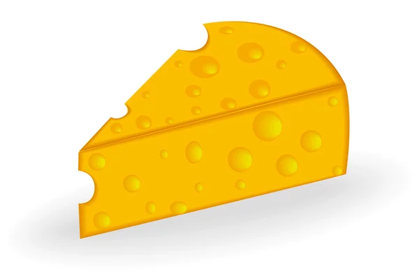 치즈의 그림. — 스톡 벡터