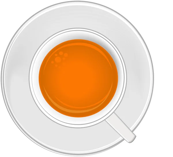 Vector image of cup of tea. — Stock Vector