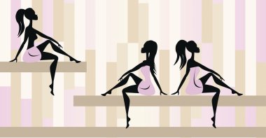 Sauna illüstrasyon clipart