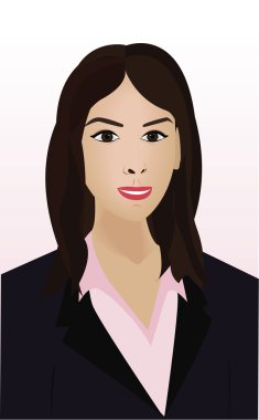 işkadını vektör çizim