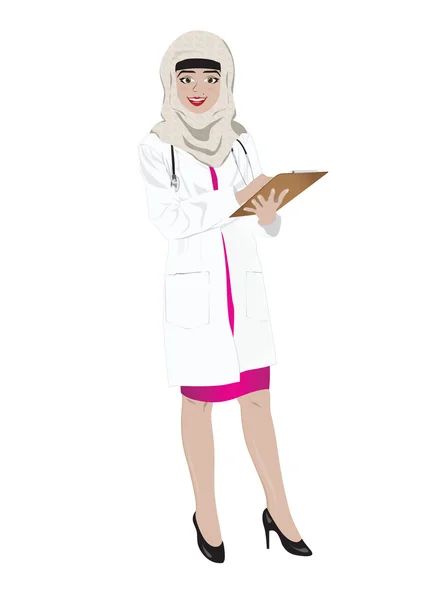 Γυναίκα γιατρός διανυσματική απεικόνιση — Διανυσματικό Αρχείο