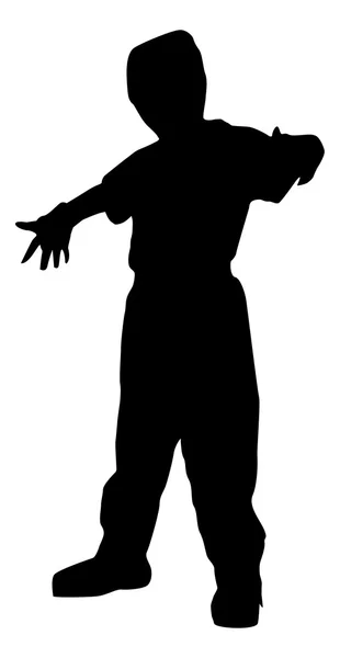 Dansen silhouetten illustratie — Stockvector