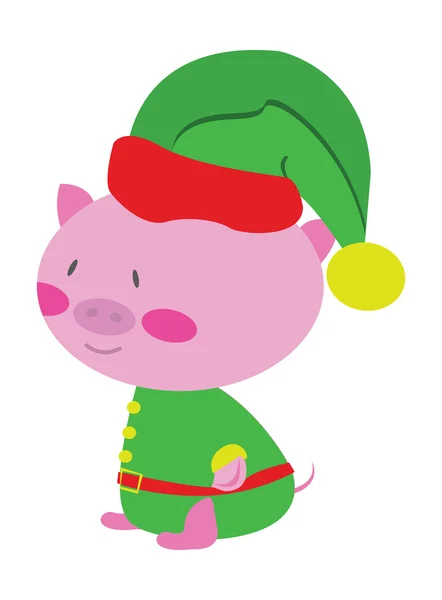 Karácsonyi karakter illusztráció — Stock Vector