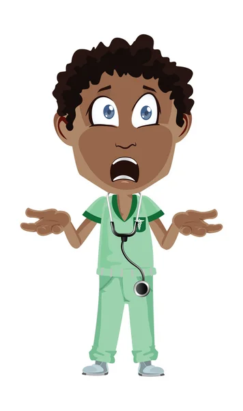 Médico de medicina Ilustração — Vetor de Stock