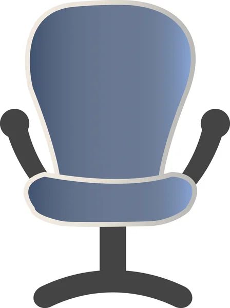 Vektorbild av en kontorsstol. — Stock vektor