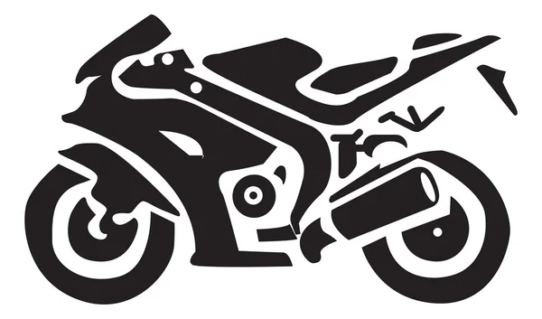 Motorcykel ikoner Illustration — Stock vektor