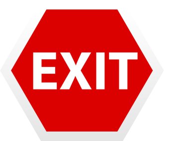 dijital olarak oluşturulan görüntü çıkış işareti.