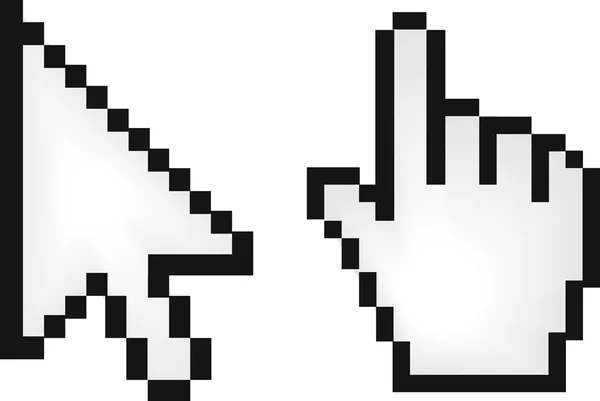 Afbeelding van de muisaanwijzer hand cursor. — Stockvector
