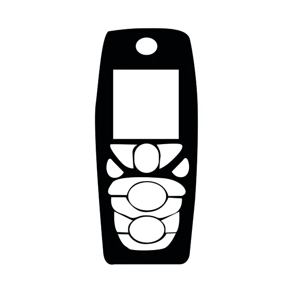 Mobiltelefon ikoner — Stock vektor