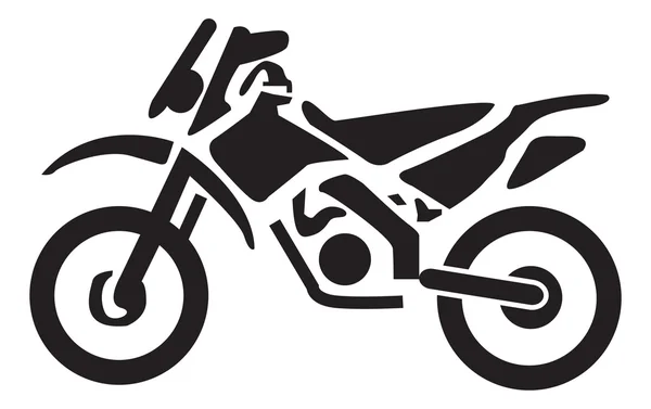Iconos de motocicleta ilustración clipart — Archivo Imágenes Vectoriales